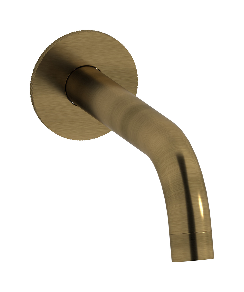 Длинный настенный излив для ванны WE ARE IB id328mb_23 Modern Bronze Industria