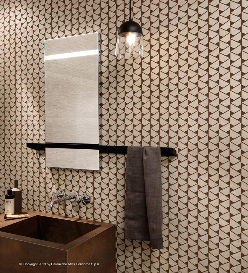 Atlas Concorde Белая плитка для стен с эффектом бетона Raw sun-id-1483334 - Вид №51