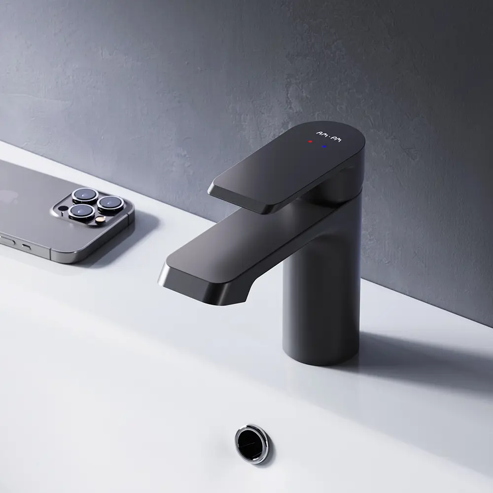 Смеситель AM.PM Flash для раковины - черный матовый 86406011 STLM-0996850 - Вид №9