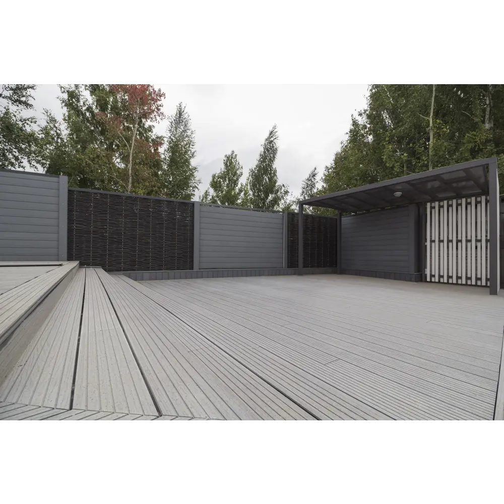 Террасная доска ДПК MultiDeck цвет белый 3000х150х27 мм 0.45 м² 82736293 STLM-2211051 МУЛЬТИДЕК  - Вид №12