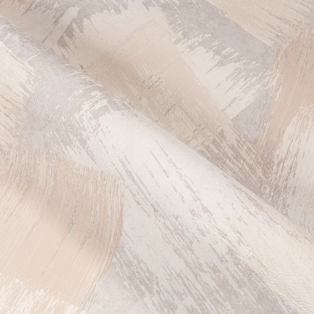 Обои флизелиновые Palitra Home Art Club бежевые с абстрактным рельефом 89434191 STLM-1577411 - Вид №2