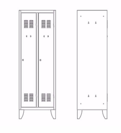 Dieffebi Металлический шкаф Lockers 135_n000c - Вид №6