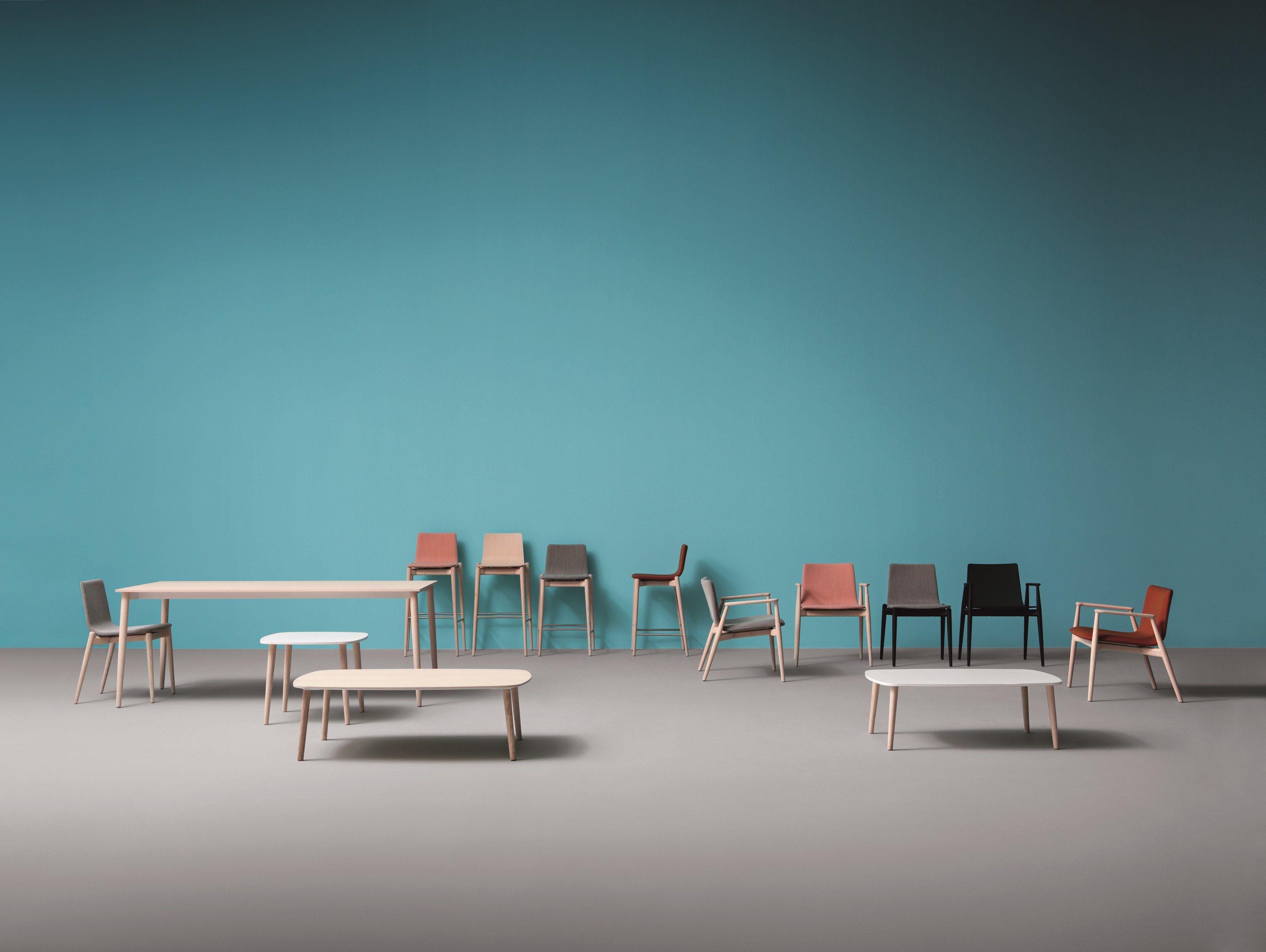 Деревянный квадратный журнальный столик Pedrali Мальме ARCH-00089245 - Вид №2