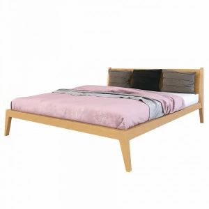 Кровать двуспальная 180x200 светло-коричневая Fly BRAGIN DESIGN ДИЗАЙНЕРСКИЕ 256387 Бежевый