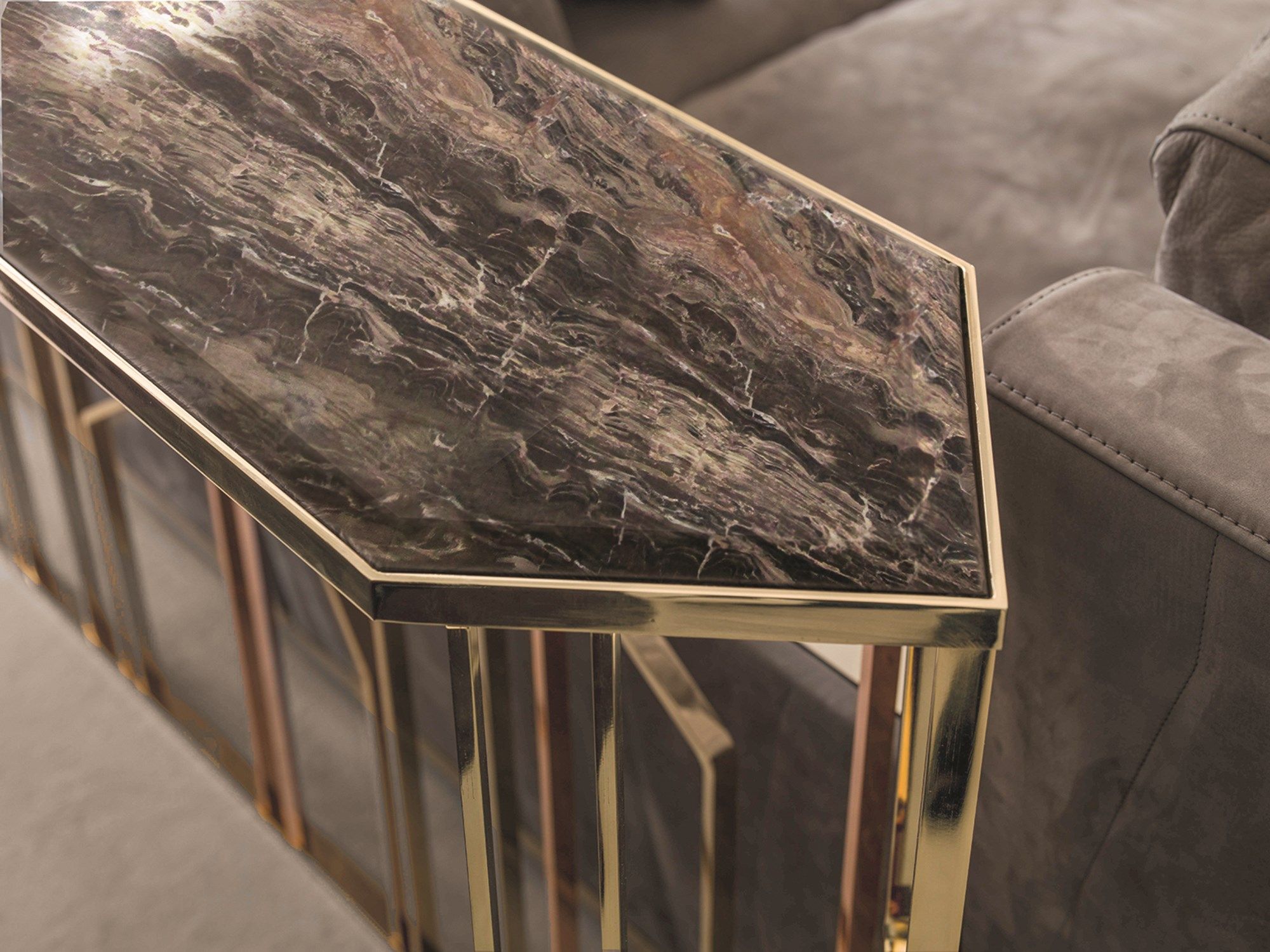 Мраморный консольный стол Longhi Loveluxe ARCH-00031381 - Вид №7