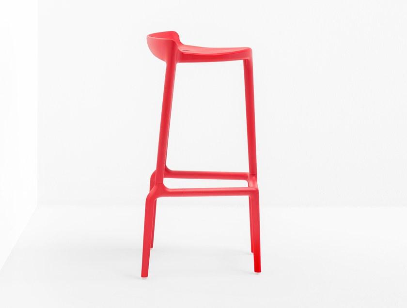 Pedrali Высокий штабелируемый табурет из полипропилена Happy 490 - Вид №1