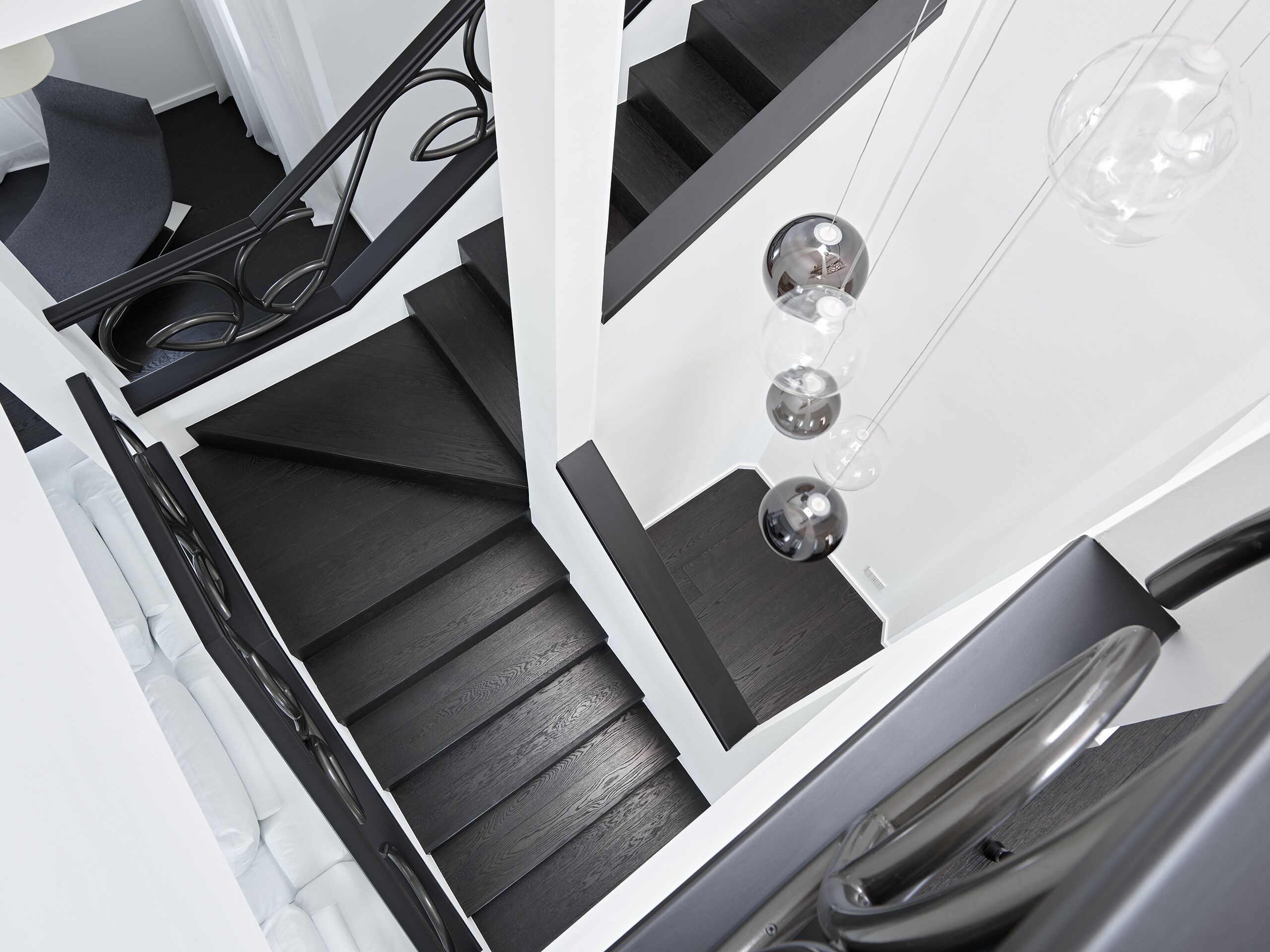 Биосовместимая трехслойная деревянная лестница Fiemme Tremila SCALA CON PEDATA A FILO ALZATA ARCH-00150403 - Вид №7