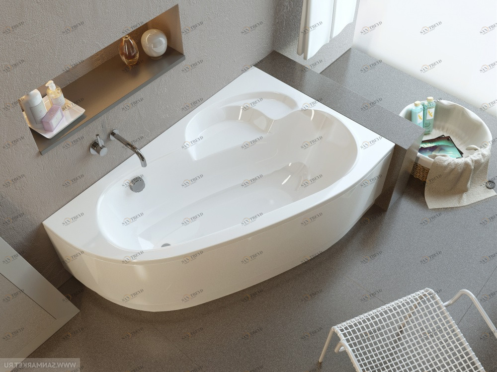Акриловая ванна ALPEN Terra 140 R AVA0040