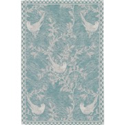 LEI_159_64 Полотенце кухонное 50/70 бирюзовый 50% лен 50% хлопок жаккард LEITNER Santreyd 