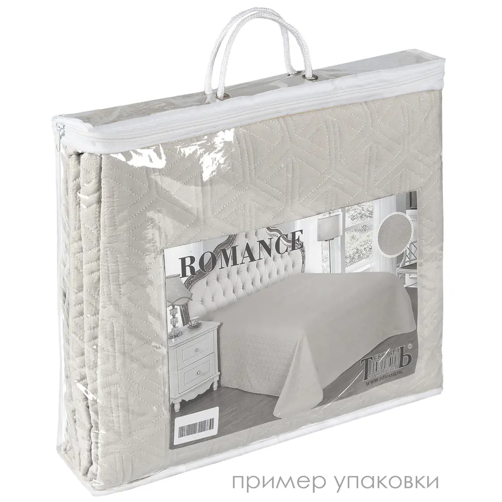Покрывало 150x200 см велюр стёганый цвет фиолетовый 84534669 STLM-2172262 Santreyd - Вид №4