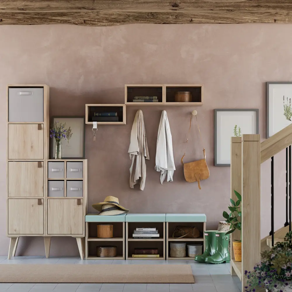 Стеллаж КУБ 1 секция 36х36х32 см ЛДСП цвет дуб 82480971 STLM-2111057 Santreyd  - Вид №5