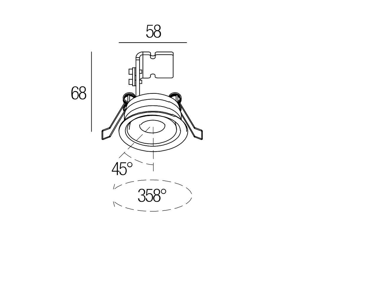 Регулируемый светодиодный прожектор Flexalighting MINE 6 ARCH-00073654 - Вид №2