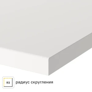 Столешница Сноу 120x60x2 см искусственный камень цвет белый 83729625 STLM-2164712