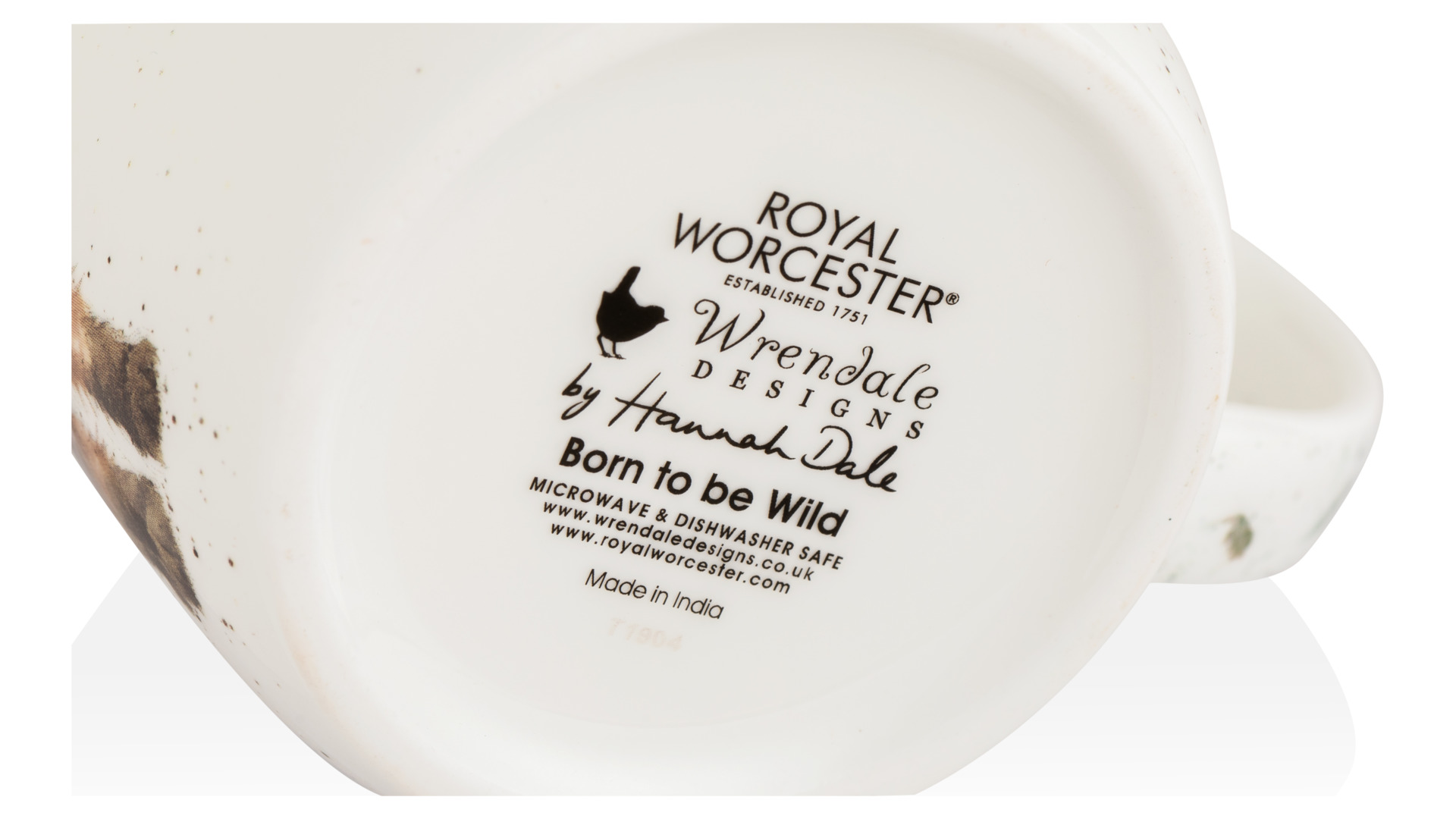 10637580 Royal Worcester Кружка Royal Worcester "Забавная фауна","Рожденный диким лисом" 310мл Фарфор костяной  - Вид №4