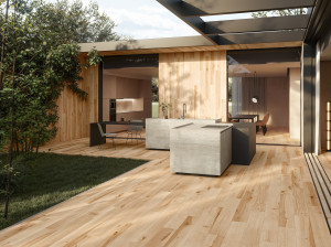 Напольное покрытие из керамогранита под дерево