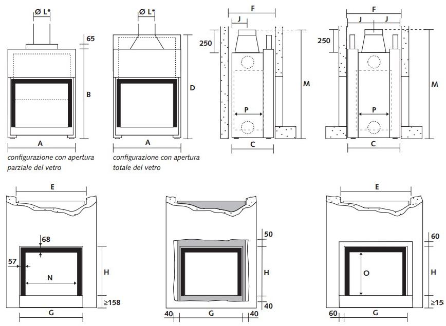 Stûv Дровяной встраиваемый камин из стали и стекла Stûv 21 sun-id-1371741 - Вид №2