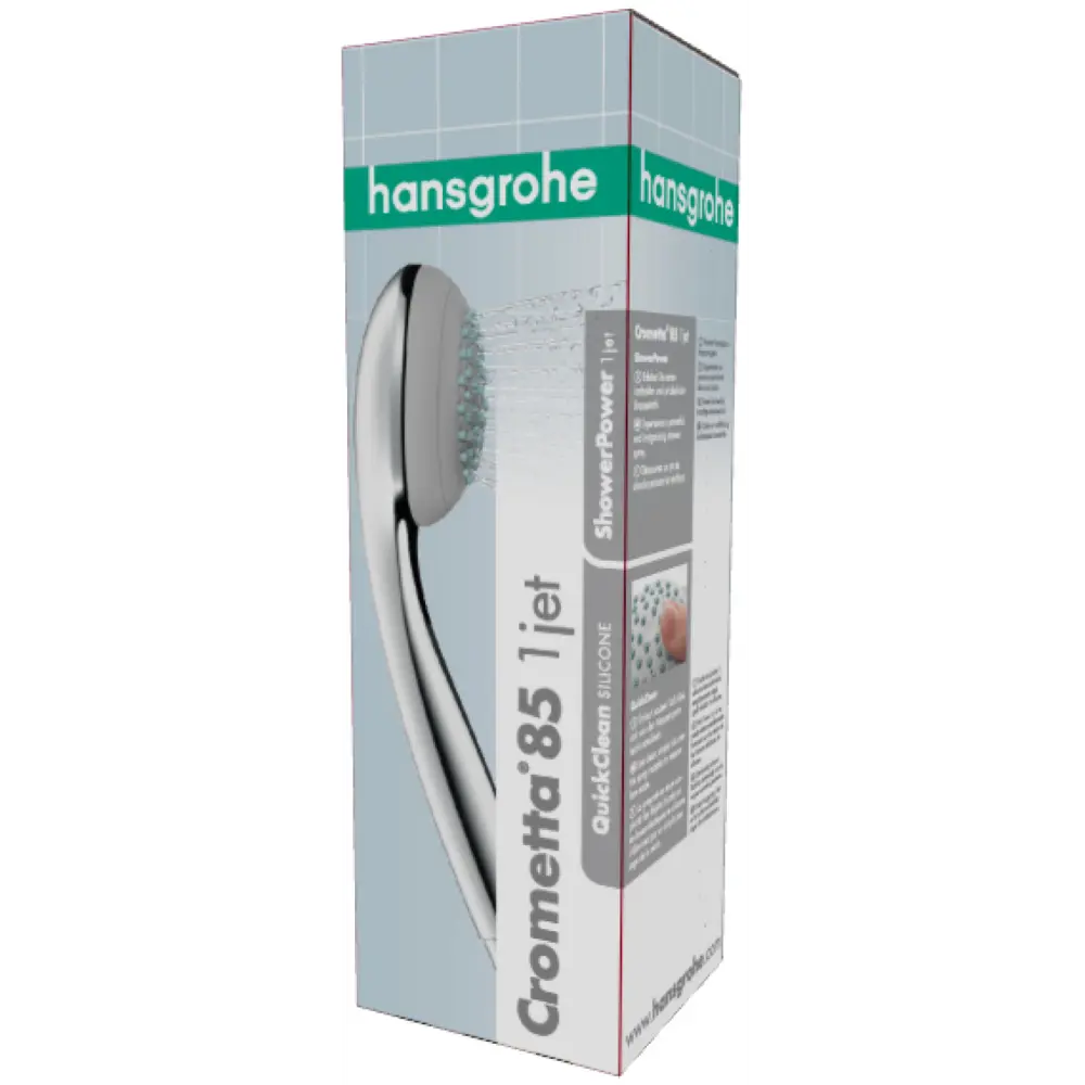 Лейка для душа Hansgrohe Crometta 1 режим цвет хром 18624874 STLM-2059887 Crometta 85 - Вид №8