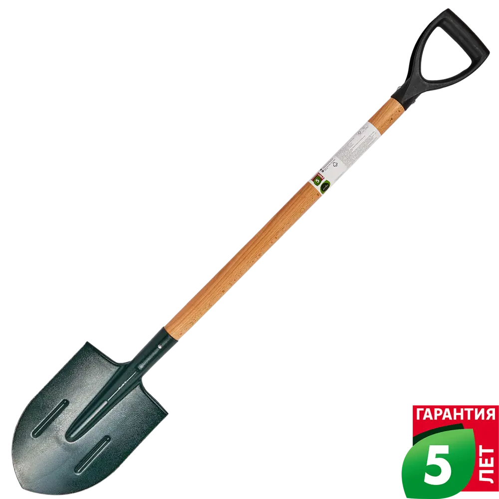 Штыковая лопата Geolia с эргономичным черенком для садовых работ 84226042