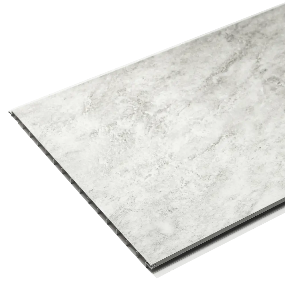 Панель ПВХ KREAFORTA Сильвия белый 1200x250x10 мм 1.2 м² (4 шт.) 89454944 STLM-2143056  - Вид №4