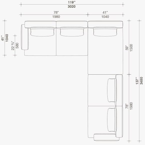 Lema 3-х местный тканевый диван sun-id-1400281 - Вид №16