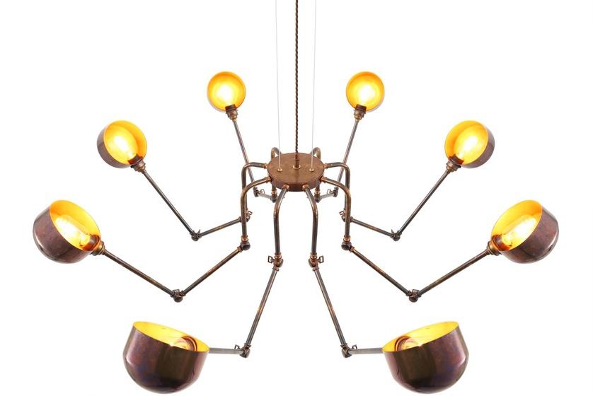 Mullan Lighting Регулируемая люстра из латуни  Mlf184  - Вид №7