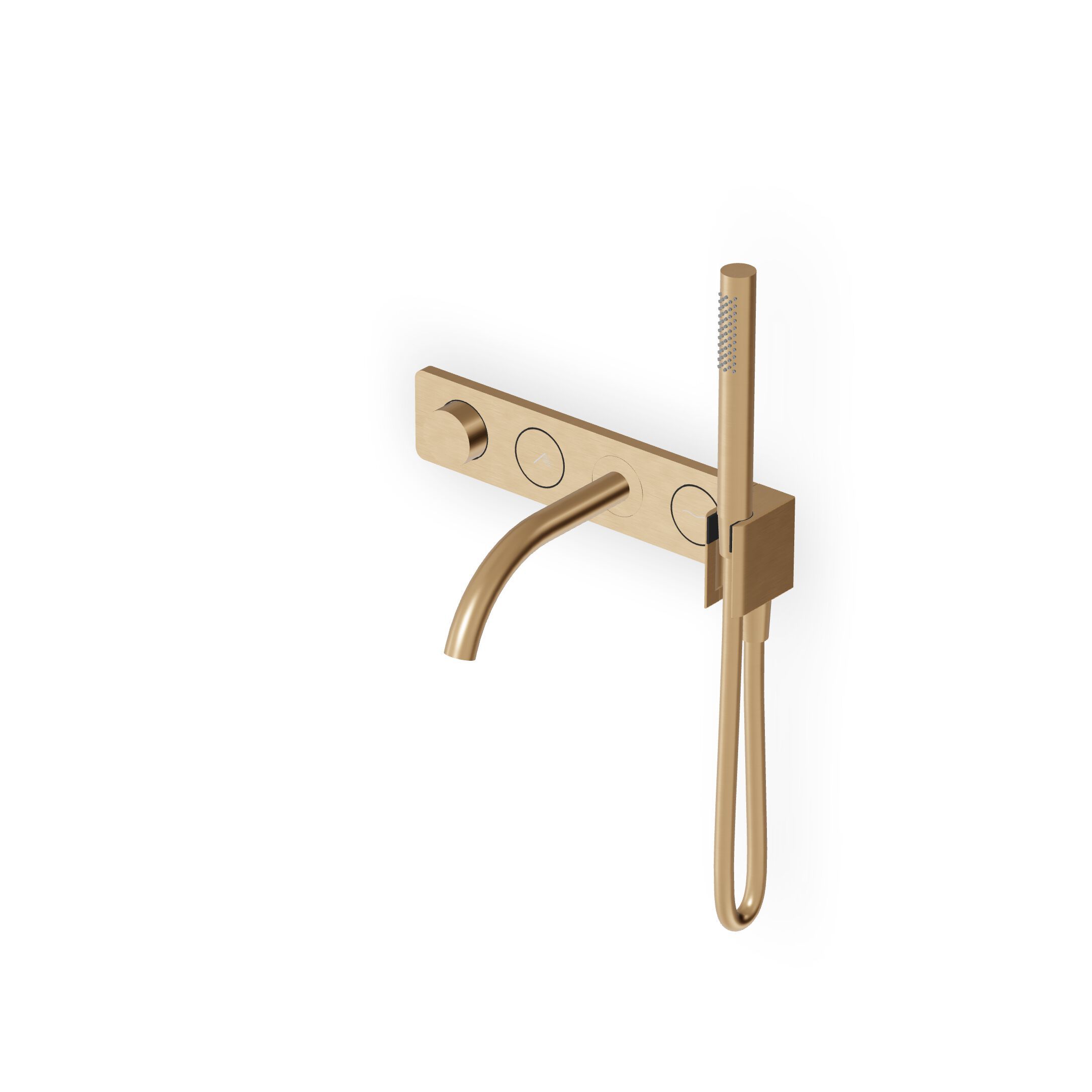 Термостатический смеситель для душа с 5 отверстиями и ручным душем Zucchetti Hoop ARCH-00129300 - Вид №4