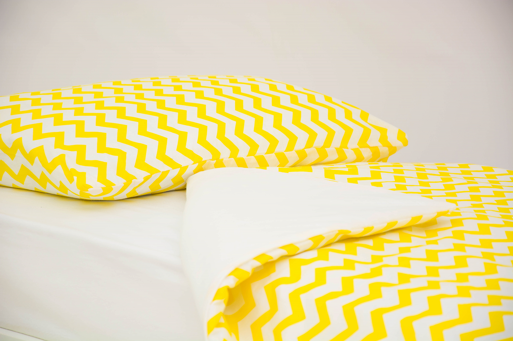 Детское постельное белье "Зигзаги" желтое БЕЛЬМАРКО  327400 Желтый Santreyd  - Вид №2