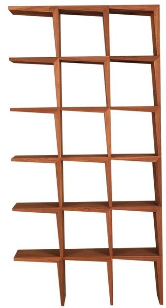 Morelato Открытый двухсторонний книжный шкаф из орехового дерева  Art. 3620/n  - Вид №6