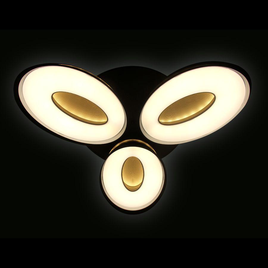 Потолочная светодиодная люстра Ambrella light Orbital Granule FG1020/3 WH 72W+36W D780 AMBRELLA LIGHT ORBITAL GRANULE 220097 Белый  - Вид №2