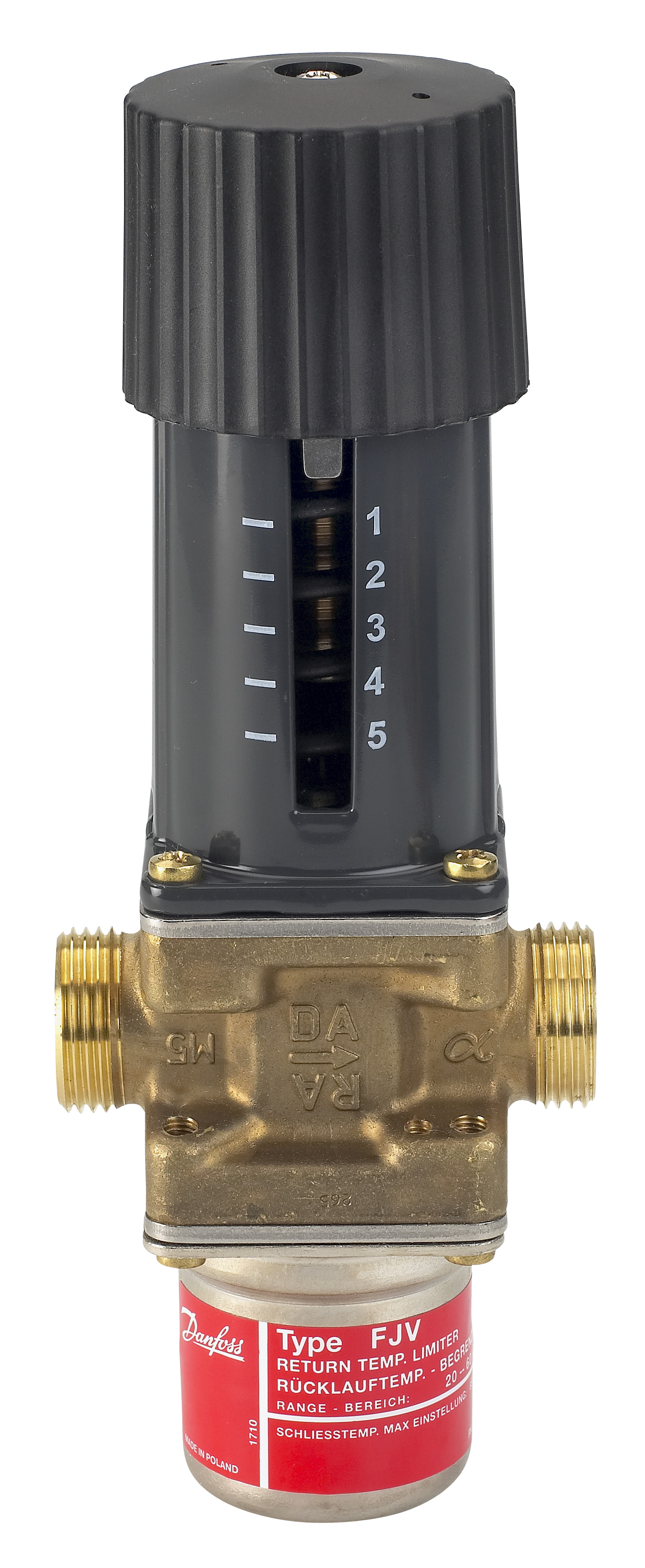 Danfoss Регулятор температуры (ограничитель температуры обратной воды) FJV FJV Ду 15 Ограничитель темп-ры 20-60оС 003N2250  - Вид №6