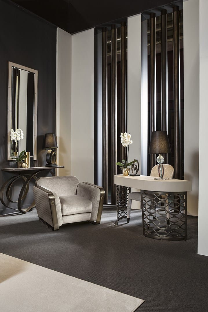 Бархатное кресло с подлокотниками Cantori Путешествие ARCH-00122845 - Вид №2