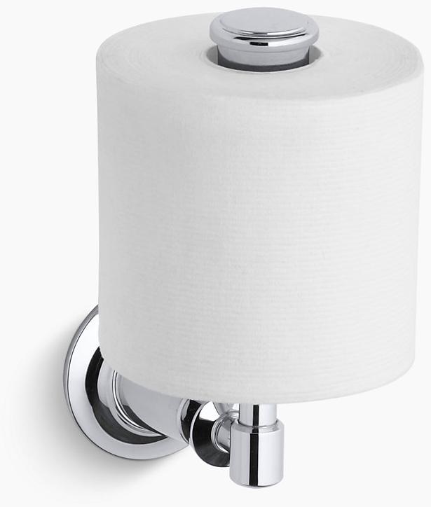 KOHLER Вертикальный держатель туалетной бумаги Archer K-11056-CP 