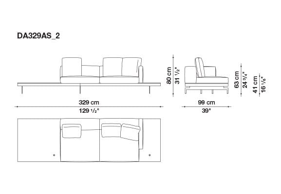 Кожаный диван B&B Italia док ARCH-00130675 - Вид №92