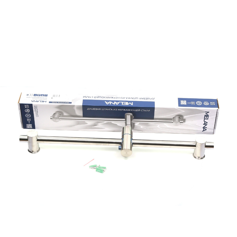 Штанга д/душа MELANA-610106 Tondo нерж.сталь - Вид №1