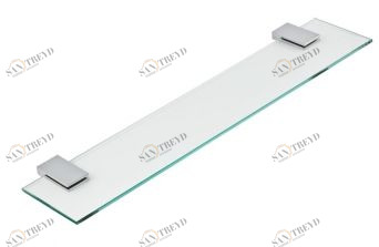 Полка стеклянная Novaservis Metalia 9 0940.0 хром 09400