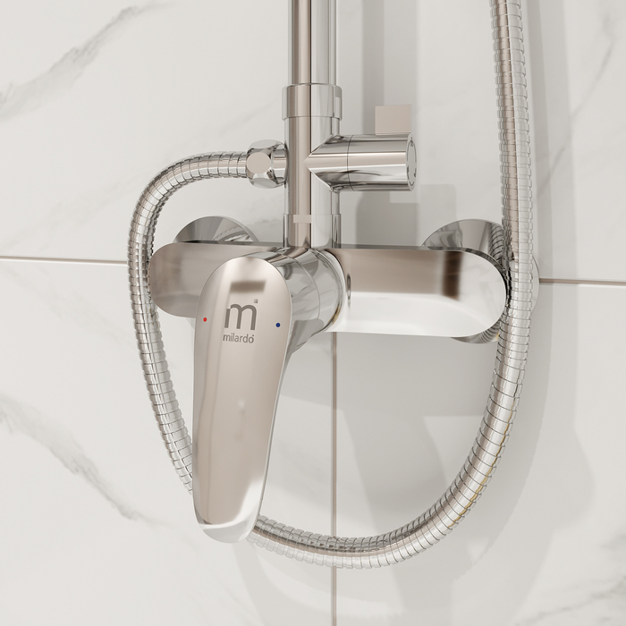 SIMSB1FM89 Смеситель для душа с вер*ней лейкой Milardo Simp  - Вид №3