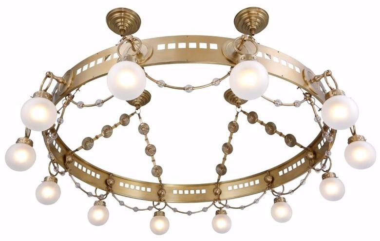 Patinas Lighting Люстра из латуни ручной работы Casablanca sun-id-1347075 - Вид №1