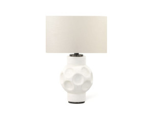 Гипсовая настольная лампа