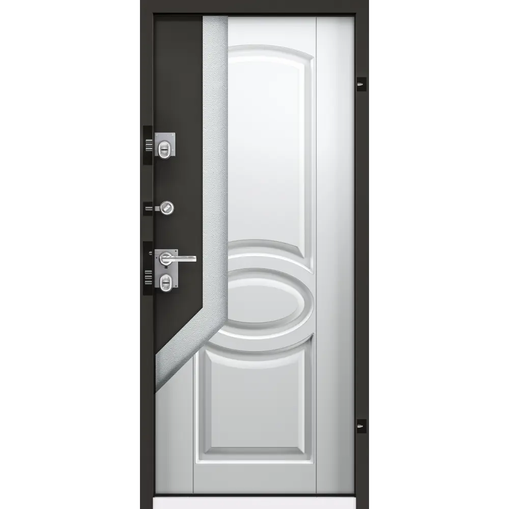 Дверь металлическая Термо С-2, 950 мм, левая, цвет белый TOREX STLM-2061123 - Вид №13