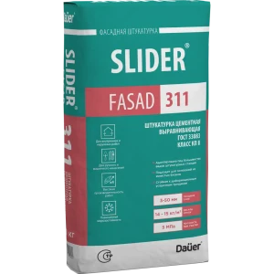 Штукатурка цементная Daüer Slider Fasad 311 40 кг
