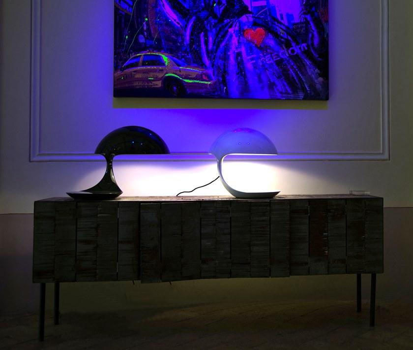 Martinelli Luce Вращающаяся настольная лампа из смолы Cobra 629 - Вид №6