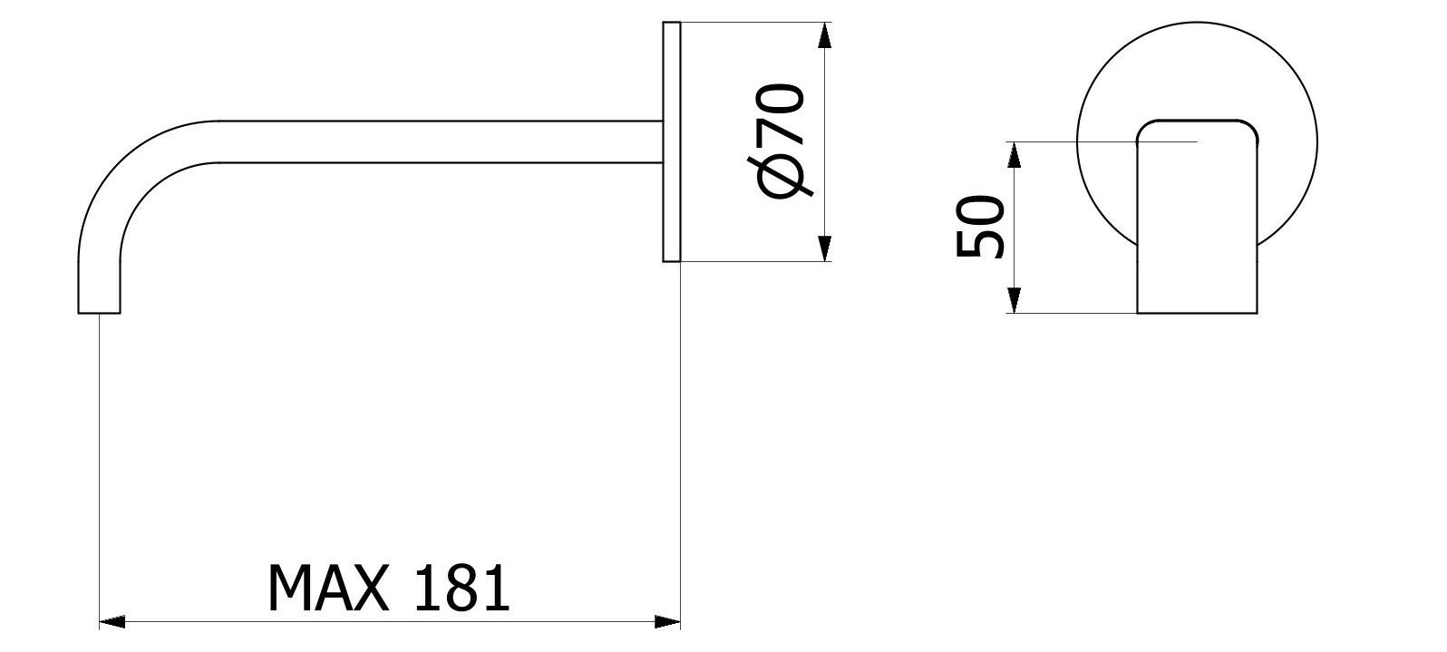 Настенный дозирующий носик IB Superbox ARCH-00001462