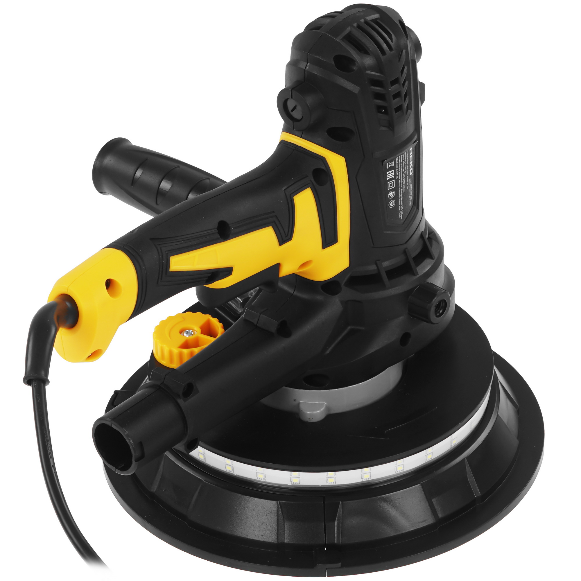 Шлифовальная машина для стен и потолка DEKO DKWS1000 LED 9166304 STDN-0028980 - Вид №2