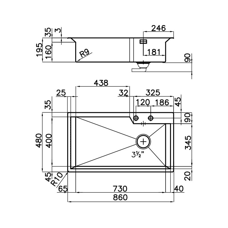 1401100 Мойка GK 1401 100 Fosterspa  - Вид №1