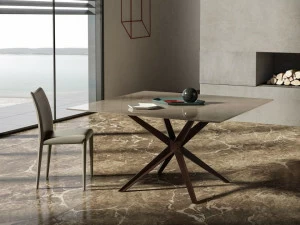 JESSE Квадратный стол из маргласа Stern