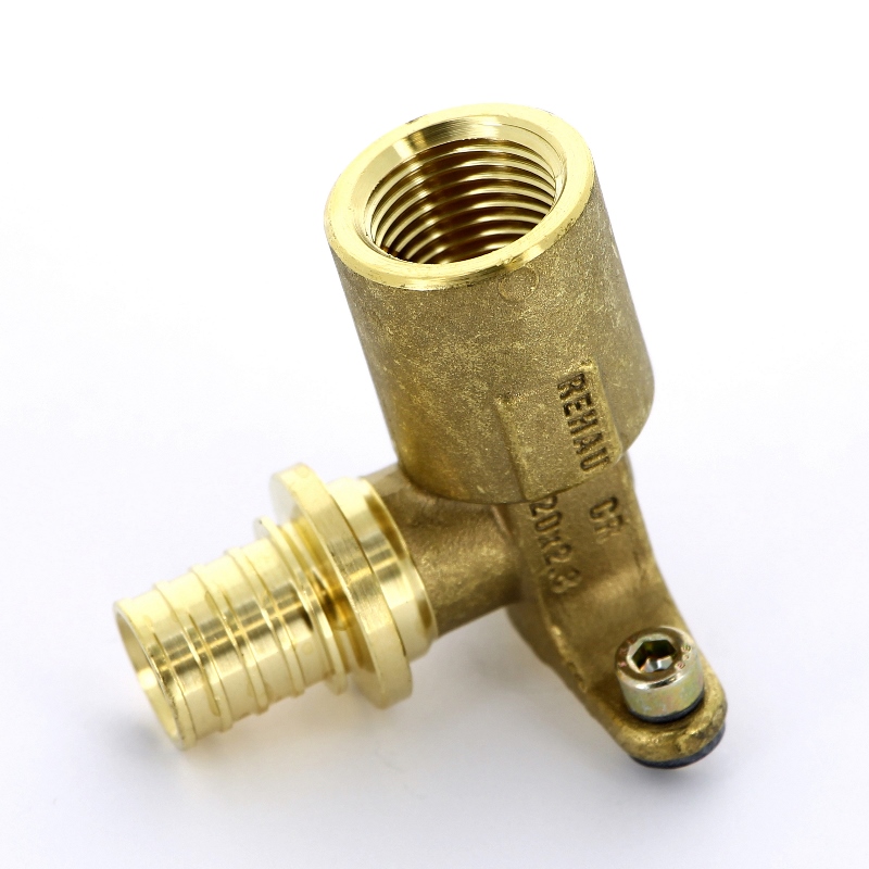 Водорозетка надвижная В удлиненная латунная REHAU 20х1/2" с креплением 138451 - Вид №2