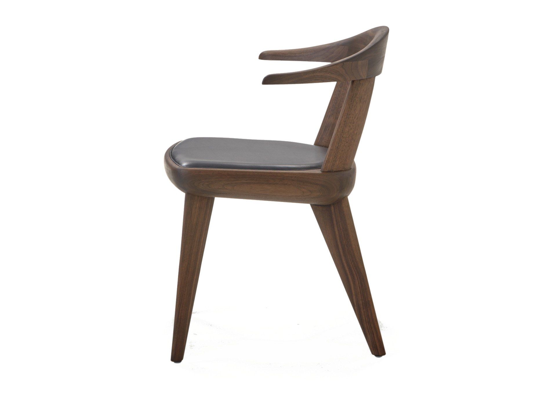 Стул из массива дерева с подлокотниками BassamFellows ARCH-00057896 - Вид №2