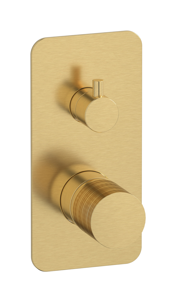 Встроенный смеситель для душа с двухходовым дивертером WE ARE IB vn397mb Brushed Gold Vinile