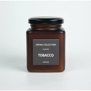 Свеча в банке Evis травы Tobacco 8.5 см цвет коричневый