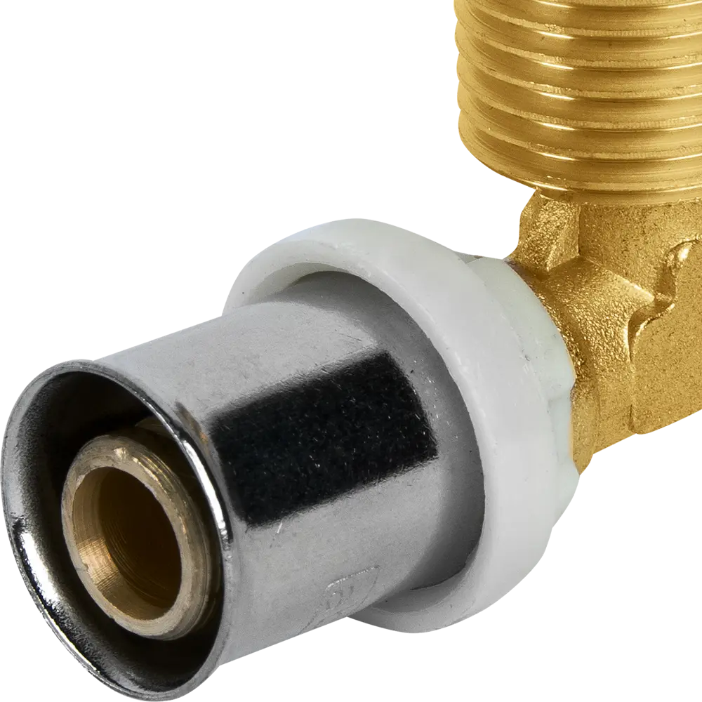 Угловой фитинг AQUABEAM 90° для труб 16 мм × 1/2" - надежное соединение под прямым углом 82275214 STLM-0023759 - Вид №2